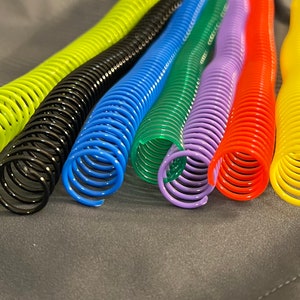 Rocketbook Spiral Coils 16mm,Notebook Coil, Binder Spine Coil, Plastic Coil, Spiral Binding Coil