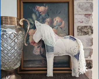 Vintage Quilt Stuffed Horse