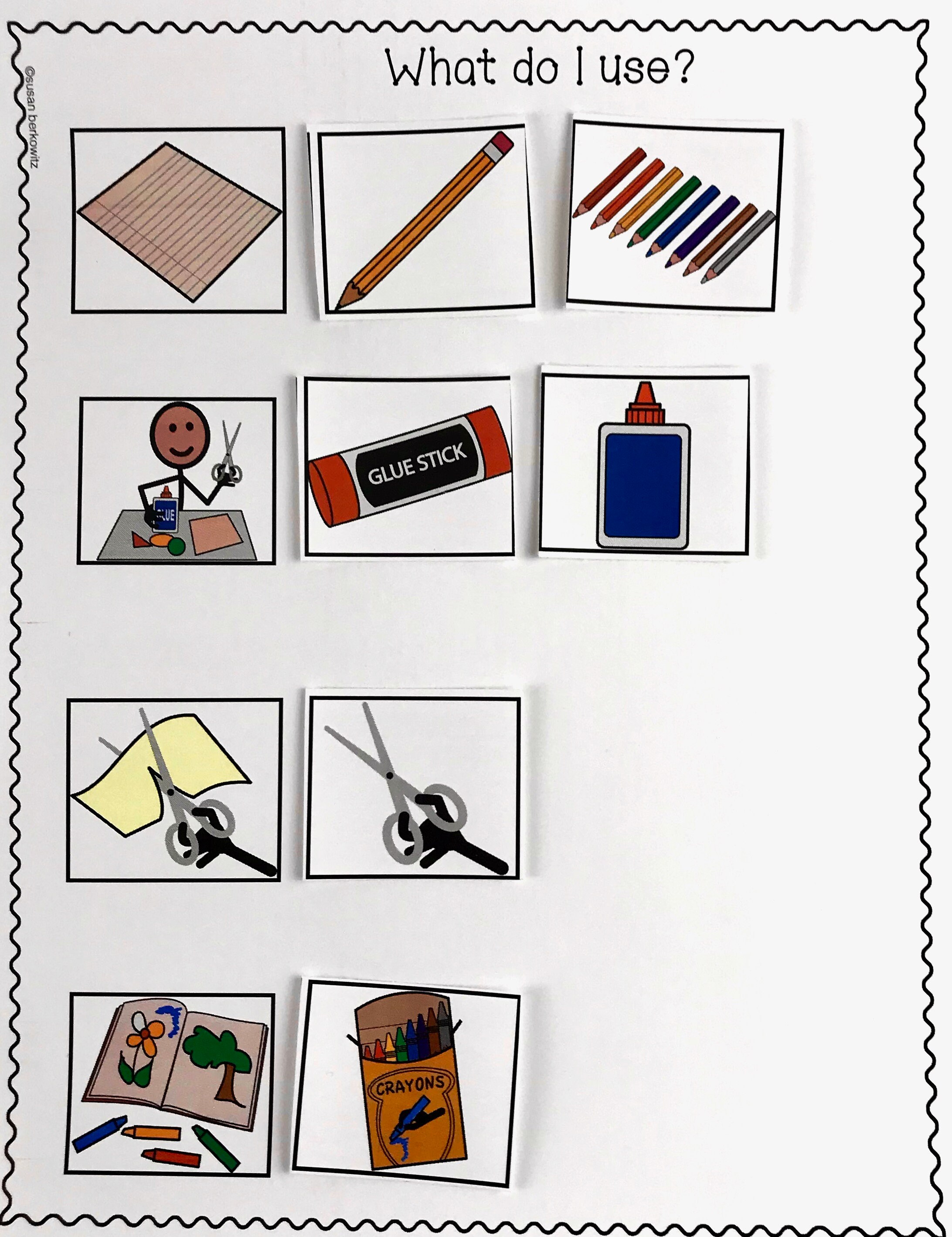 Speech Therapy Activities Life Skills File Folder Printables Basic ...