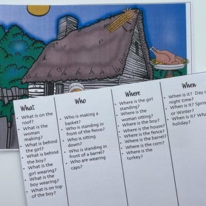 Homeschool resource for special education with colonial life speech therapy activities