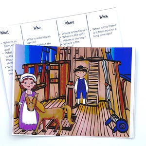 Homeschool speech therapy companion adapted book on colonial American history