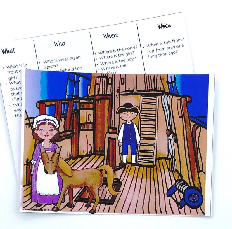 Homeschool speech therapy companion adapted book on colonial American history