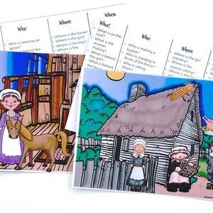 Special education resource book on colonial life for speech and language therapy