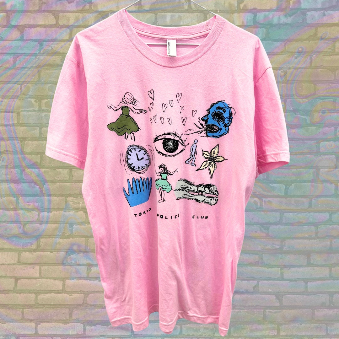 RARE Tokyo Police Club Band Abstract Lucid Dreaming Tshirt
