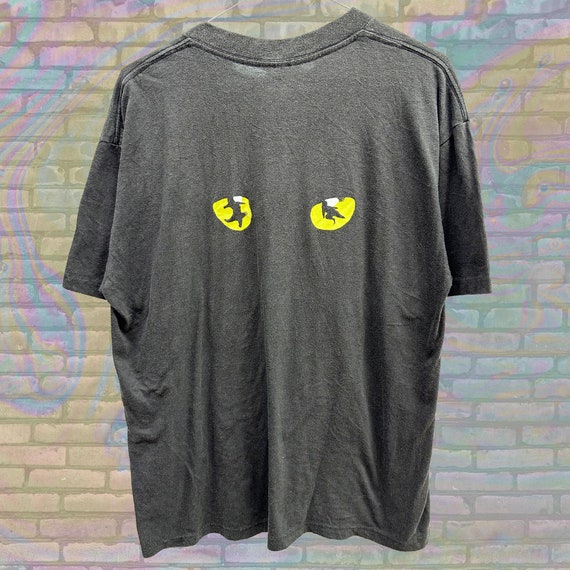 T-shirt Vintage Années 80 Cats Musical - Double Face - Taille à Vérifier - Occasion Très Bon état