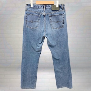 90s Silver Jeans Relaxed Straight Vintage Jeans Light Wash Made in Canada Men’s Size 32 Waist 34 Length