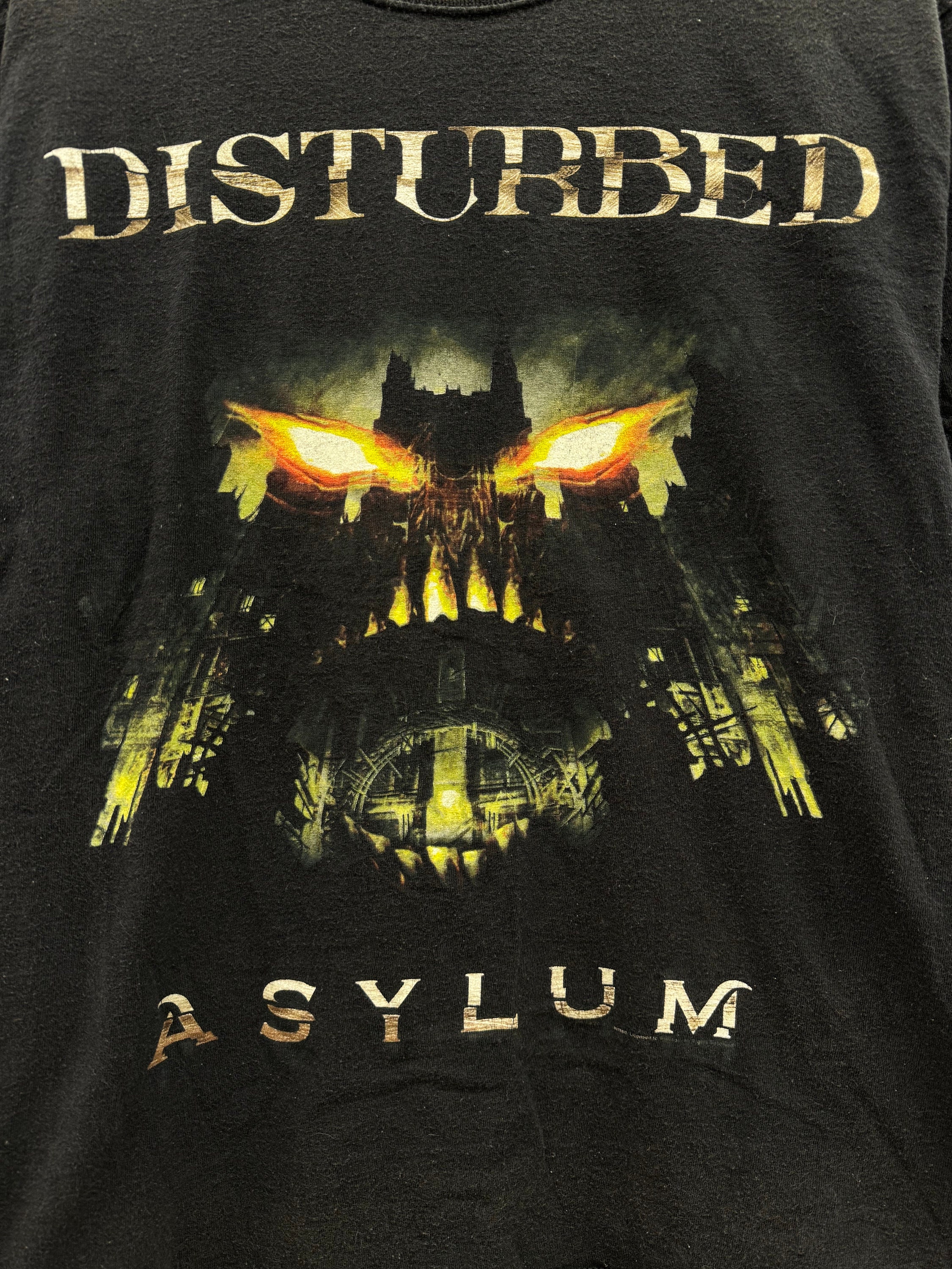 Disturbed Asylum Tour T-shirt | Vintage Y2K Rock Band Tee