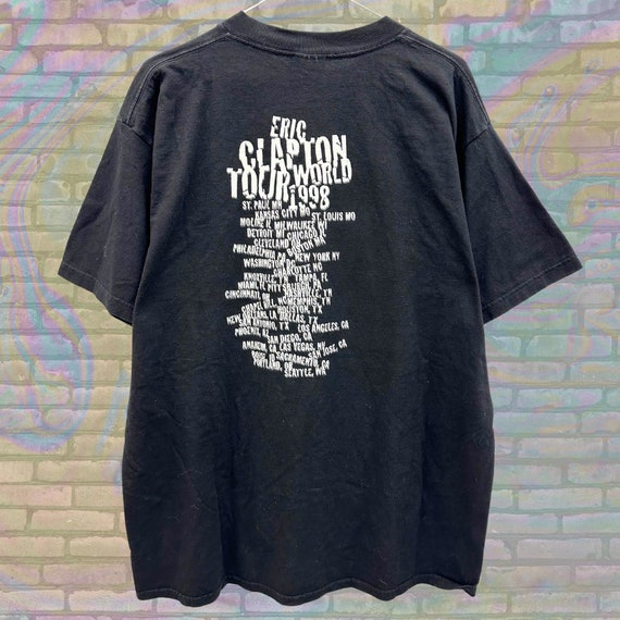 Eric Clapton 1998 World Tour T shirt Extra Large … - image 2