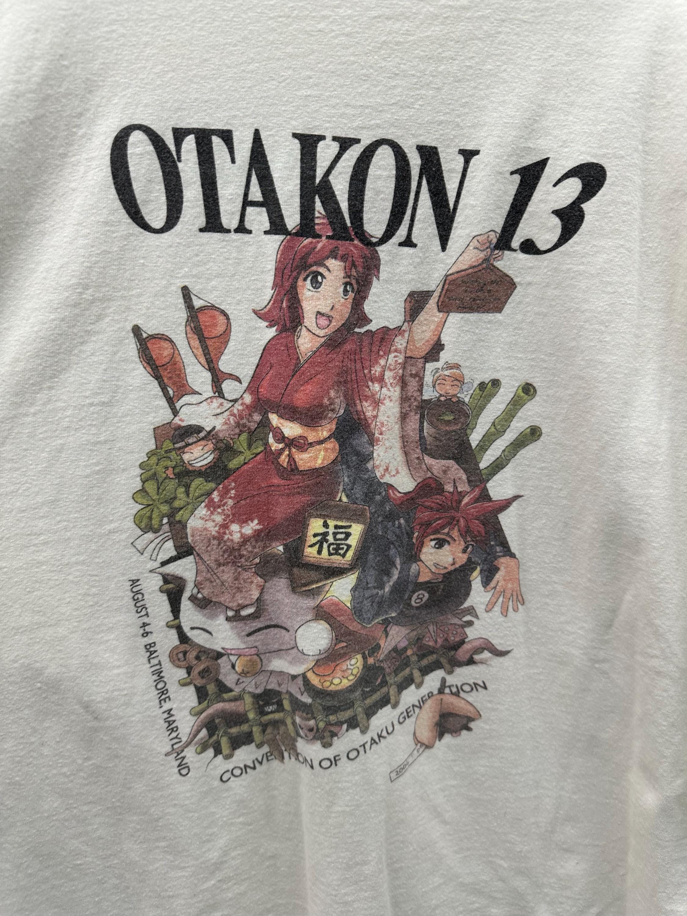 RARE Vintage Otakon 13 2006 Anime Convention T-shirt, Y2K