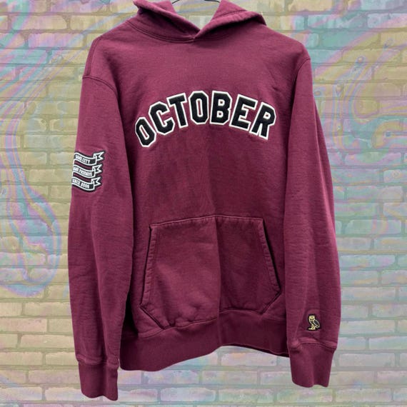 OVO October's Very Own Hoodie, Maroon Drake Streetwear