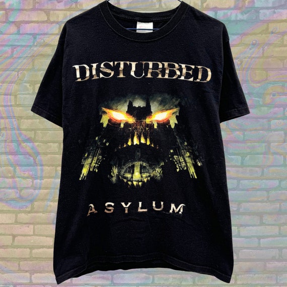 Disturbed Asylum Tour T-shirt | Vintage Y2K Rock Band Tee