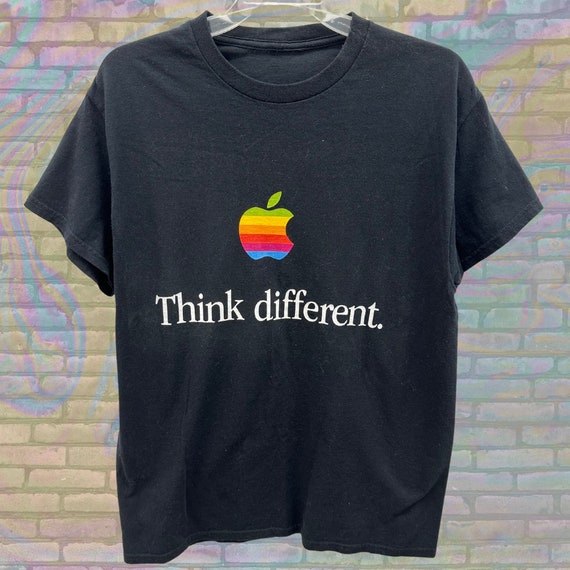 激レアApple vintage think different T 野村訓市 激レアApple vintage think different T 野村訓市 超激レアApple 90s