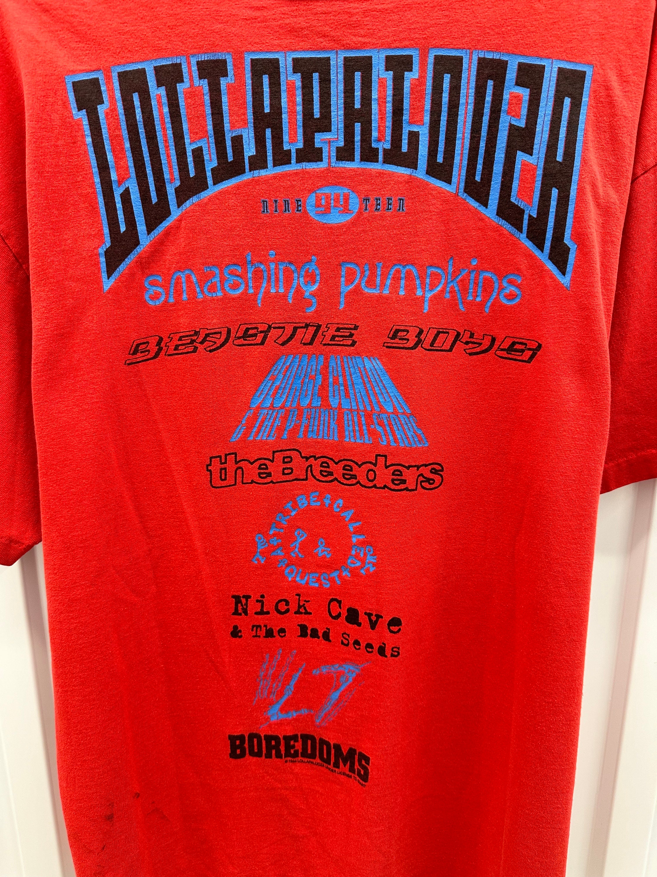 「最終値下げ」　Lollapalooza Tシャツ　1994 最終値下げ」 Lollapalooza Tシャツ 1994 Vintage Authentic