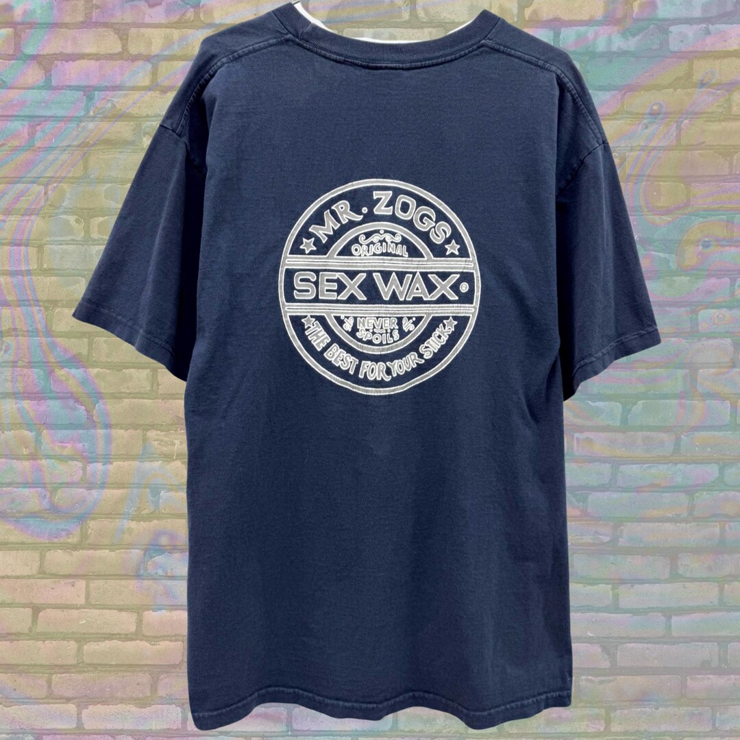 Vintage Mr. Zog's Sex Wax T-shirt, Surfing Graphic Tee, Retro Beachwear