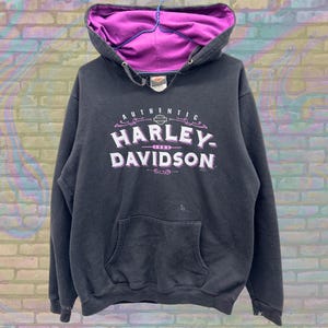 Vintage Y2K Harley Davidson Motorcycles Women's Spell Out