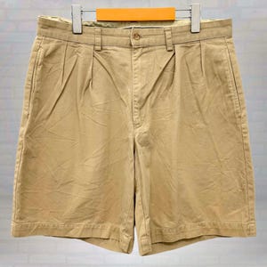 Vintage Polo Ralph Lauren Khaki Shorts Chino Style 90s Preppy Resortwear Minimalist Business Casual Men’s Size 34