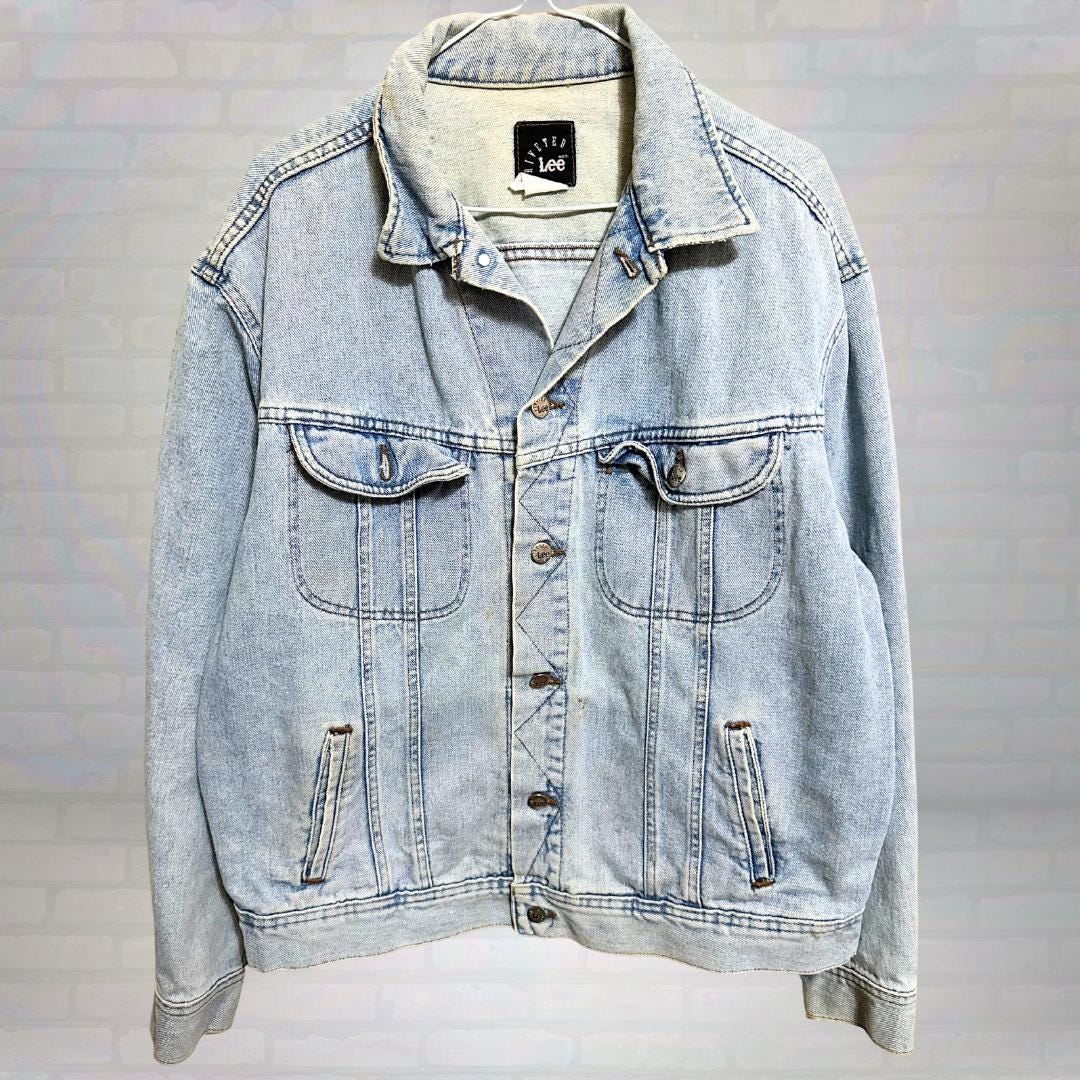 90s Lee Jean Jacket - Etsy Canada