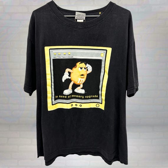 Vintage M&Ms Memory Upgrade Tee | Y2K Humorous T-… - image 1