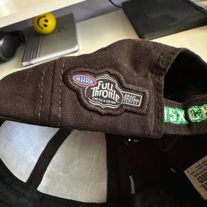 Vintage John Force Racing Flame Hat • NHRA Drag Racing Cap • Y2K Motorsports Dad Hat • Retro Racing Streetwear Cap image 4