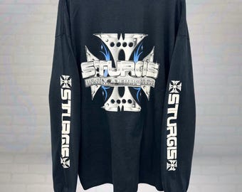 ZZ Top Tonnage Tour Long Sleeve Shirt Men's Large Graphic