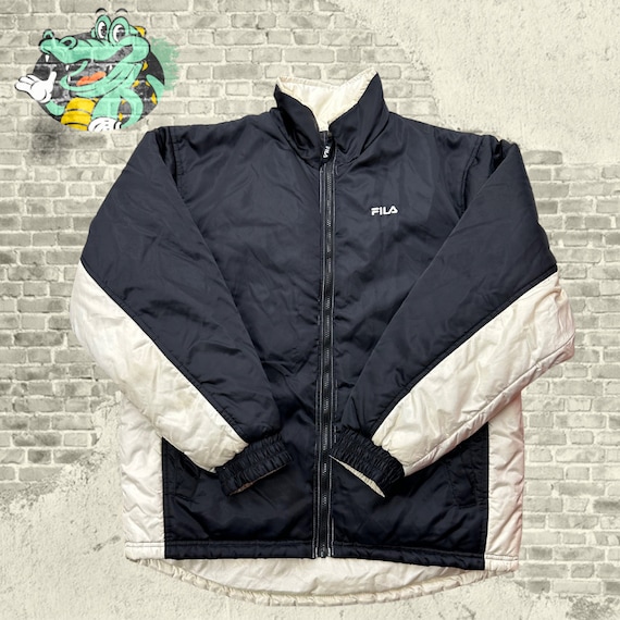 Fila reversible puffer jacket sale