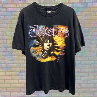 The Doors Logo T-Shirt Uomo – 100% Cotone – Nero – Regular Fit – Taglie S-XXL