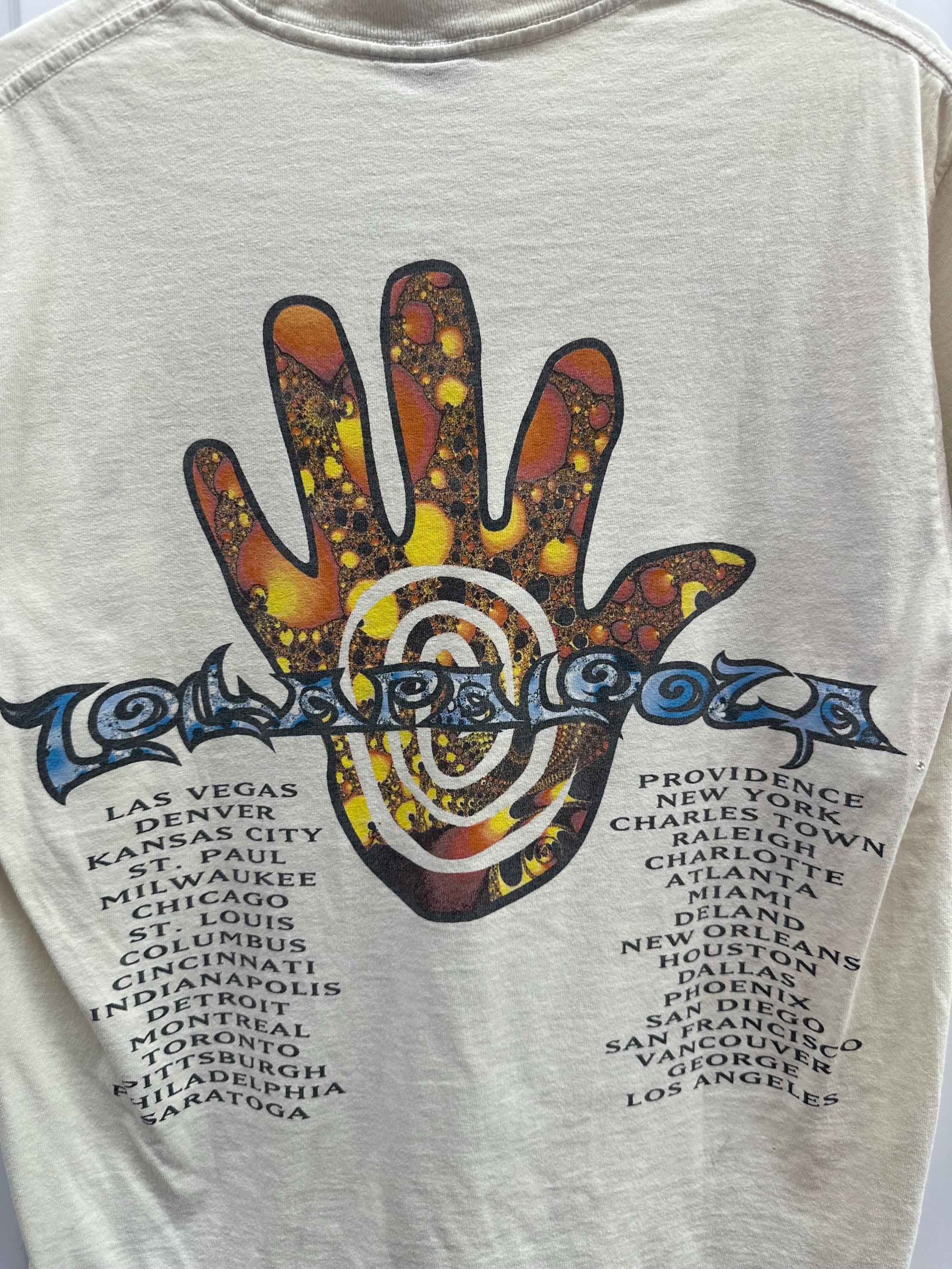 Vintage Lollapalooza 1994 T-shirt - Psychedelic Design Music