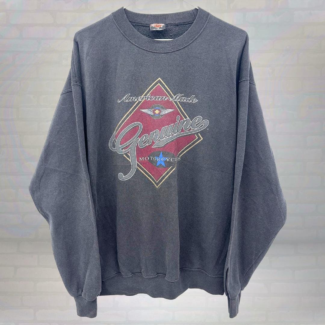 Oversized Harley Davidson Sweatshirt - Etsy