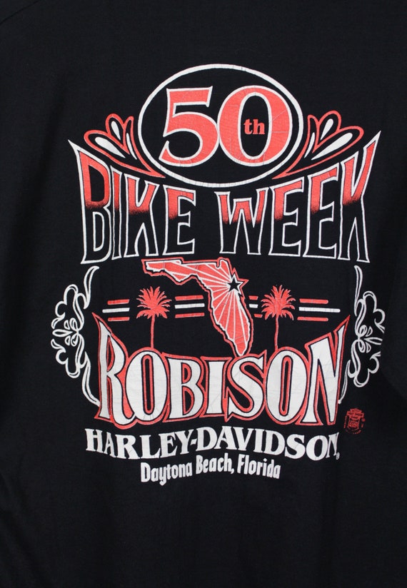 1991 Harley Davidson Biker Grunge Streetwear Bike… - image 4