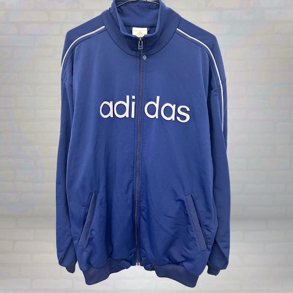 トップス archive adidas track jacket y2k navy トップス archive adidas track jacket y2k navy Vintage Y2K