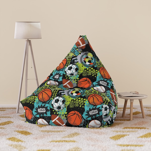 Baseball Bean Bag Chair Etsy