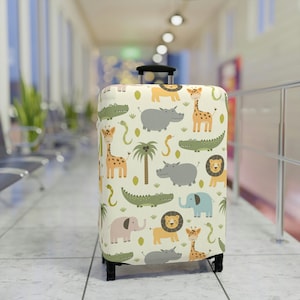Printed Travel Trolley Case Cover Protector Suitcase Cover Luggage Storage  Cover
