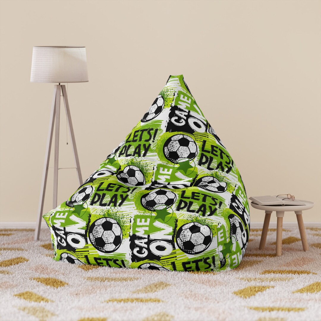 Football /sports Bean Bag Kids Bean Bag Chair Cover Etsy