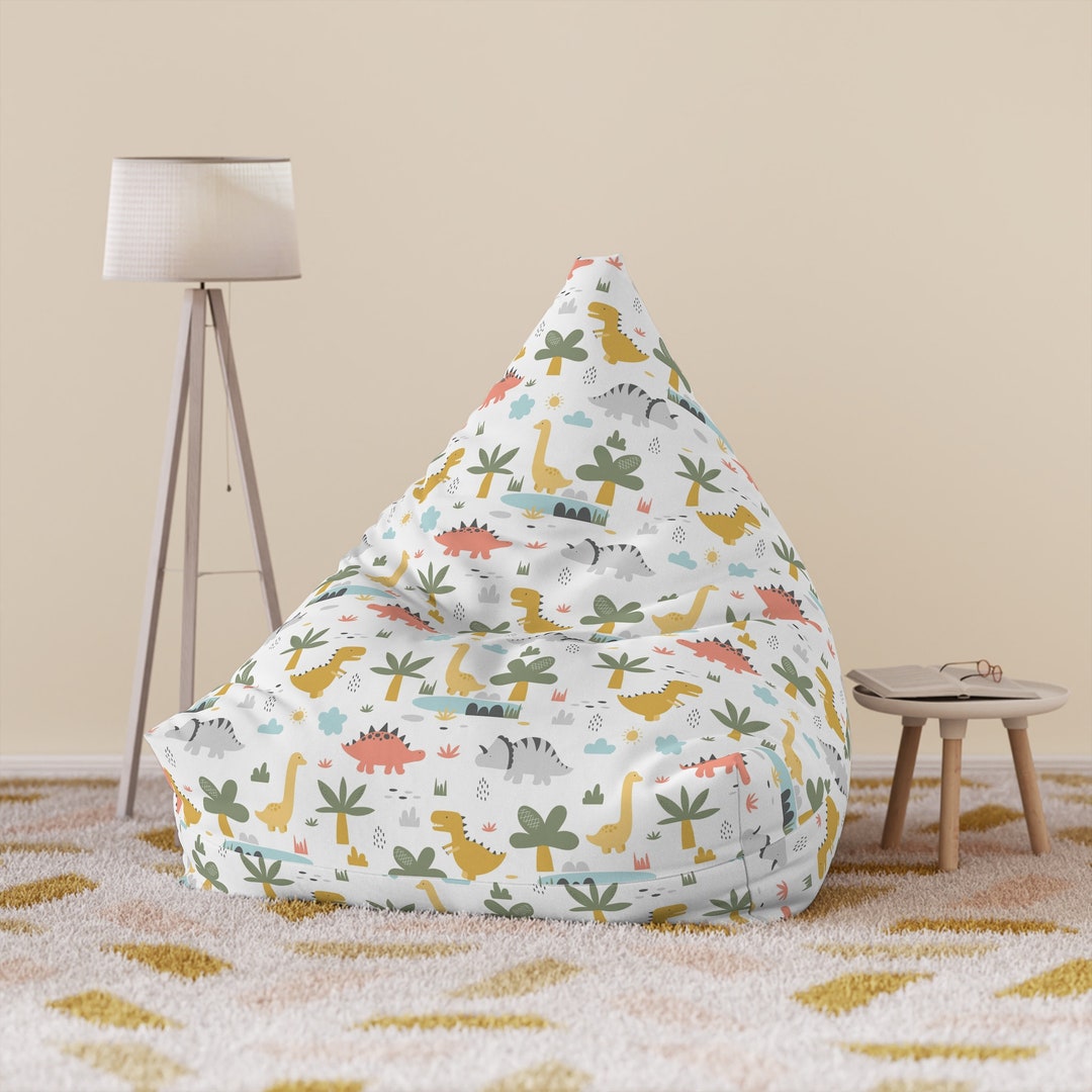 Cute Dinosaurs Bean Bag Kids Bean Bag Chair Cover Dinosaurs Etsy Australia