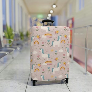 Maleta de unicornio, maleta rosa para niñas, bolsa de viaje de unicornio,  equipaje personalizado, equipaje personalizado, equipaje rosa, regalo de  cumpleaños para niñas -  España