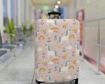 Licorne enfants housse de bagage moderne protecteur de bagage housse de valise, bagage à main cadeau pour enfants garçons filles