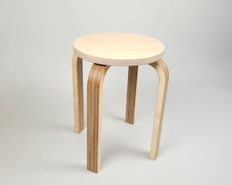 Scandinavian plywood Stool, Dining chair.