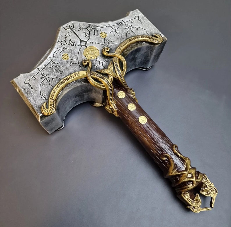 God of War Mjolnir Thor Stl File 3D Printer Design 3D Etsy UK