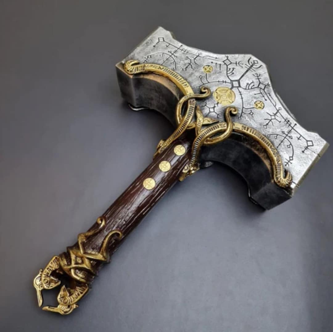 God of War Thor's Hammer Digital 3MF 3D File for Cosplay -  Israel