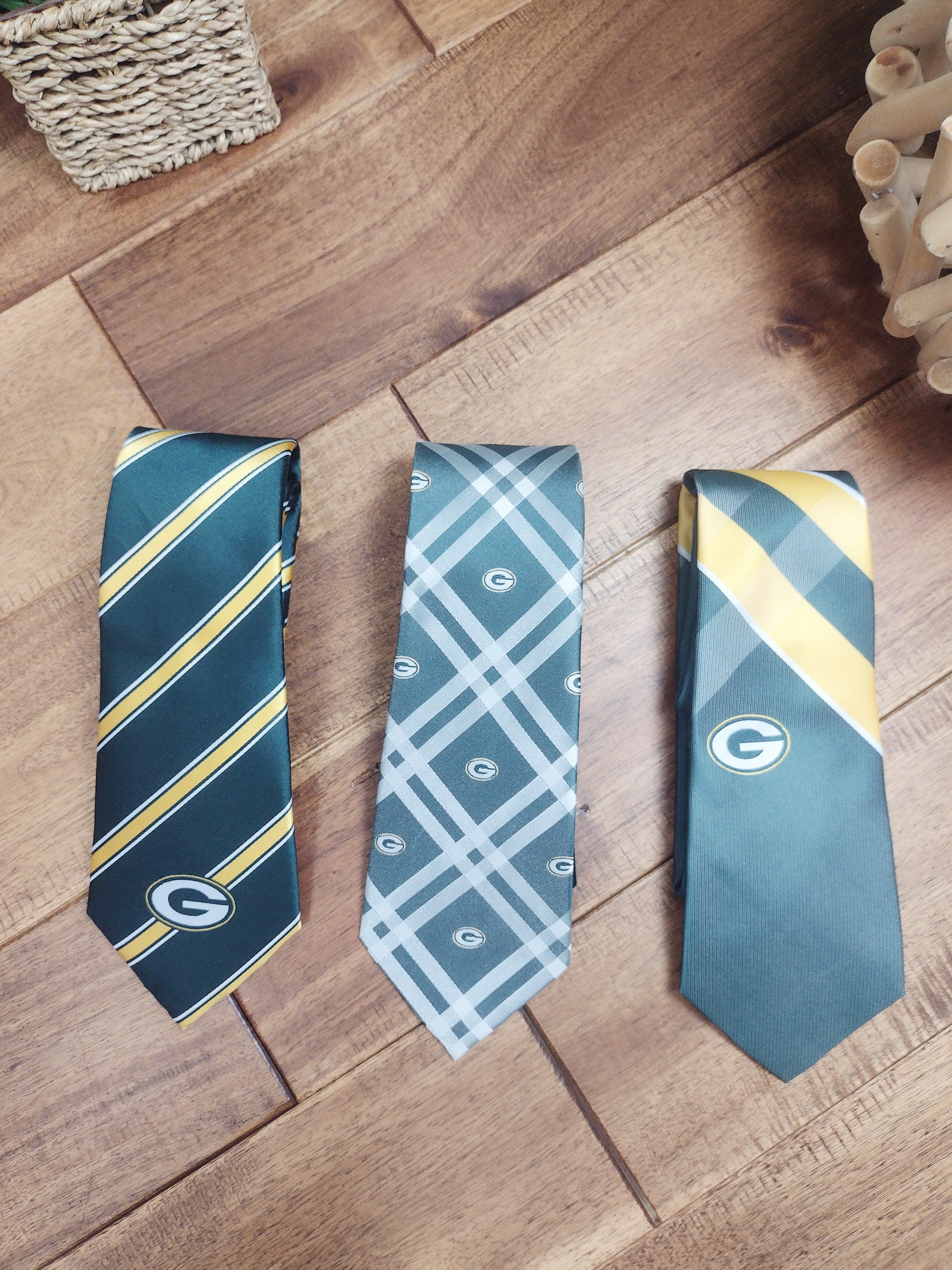 Green Bay Packers Tumbler Necktie Gift Box Set Fathers Day Etsy