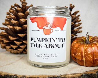 Funny Candle| Holiday Candle| Fall Autumn| Gift for Friend| Personalized | Housewarming Gift| Home Decor. HandPoured Vegan Soy Coconut Wax