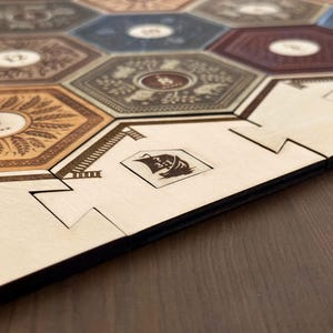 Settlers of Catan 5-6 Player Expansion, Seafarers Expansion, Laser Cut File, Luxury Board Game, Digital Download