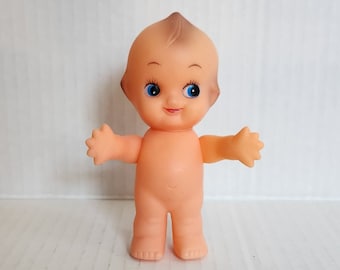 Vintage Kitschy Cute Standing Plastic Kewpie Doll