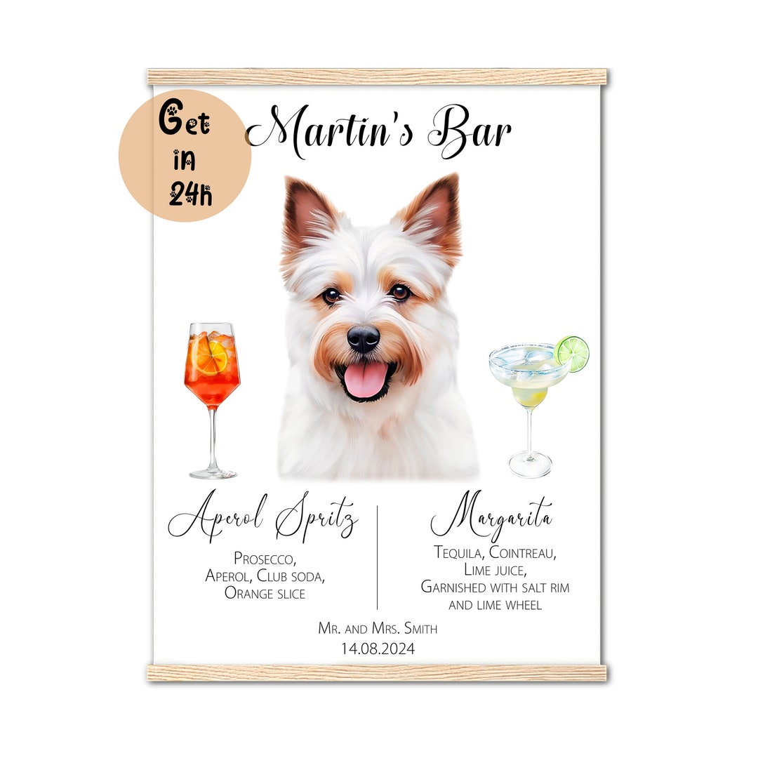 Hope You Brought Alcohol And Dog Treats, Personalized Custom Metal Sign