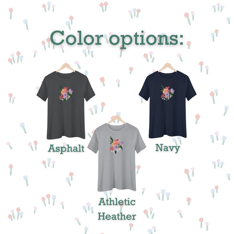 Peach Flora Shirt