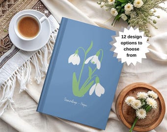Anpassad födelseblommadagbok | Födelseblommapresenter | Personlighetspresenter | Nytt kapiteldagbok | Vildblommoranteckningsbok | För fru mamma systerdotter