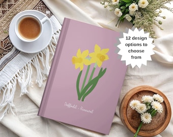 Anpassad födelseblommadagbok | Födelseblommapresenter | Personlighetspresenter | Nytt kapiteldagbok | Vildblommoranteckningsbok | För fru mamma systerdotter