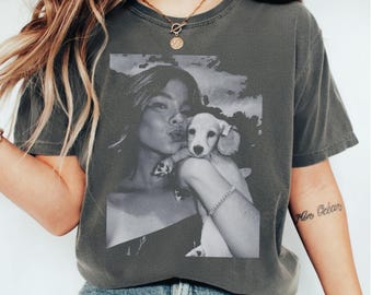 Custom Dog Mom Photo Shirt: Funny Pet Picture Comfort Colors Tee,  Personalized Dog Owner Keepsake Gift