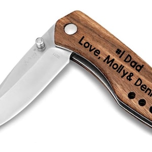 Personalized pocketknife with name , custom hammer, Father’s Day gift keychain, birthday gift personalized pocketknife laser engraved