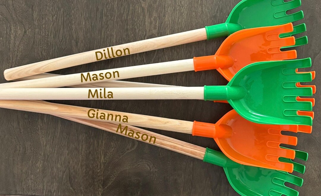 Gift Model Rakes Personalized Wood Rake/ Custom Rake/ Kids Rake/ Party Favor Rake ...